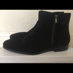 Steve madden black suede chelsea boots